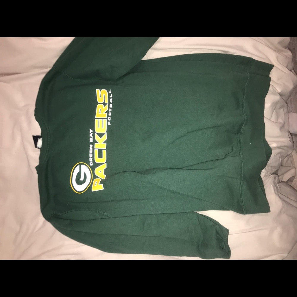 Oversized Green Bay packers crew neck.